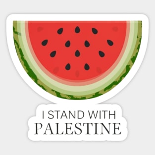 I stand with palestine Sticker